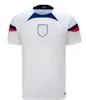 2022 كأس العالم في الولايات المتحدة لكرة القدم قمصان كرة القدم بعيدا 2023 USAS HOME Pulisic Dest McKennie Reyna Adams Weah Musah lletget America Football Shirts Thailand Maillots de