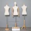 Modekl￤dbutik plus storlek kvinnlig mannequin halvkroppsmodell Kvinnor Dummy Torso kl￤der Display Skyltdockor till salu