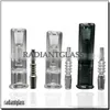 흡연 액세서리 유리 파이프 화산 버블러 넥터 컬렉터 키트 3 가지 스타일 14mm 팁 DAB Straw Oil Rigs