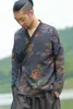 Men's Casual Shirts Chinese Style Men 'S Silk Twill Han Clothing For Original Mulberry Vintage Coat