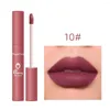 Lip Gloss Liquid Lipstick Matte Strawberry Cosmético Glato à prova d'água Copo anti -estick