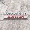 Veteran Metal Car Sticker Party Favor Personalize Tailgate Trim Badges Alloy Leaf Board