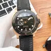 Pena Sea Stalker-serie geïmporteerd 2555 volledig automatisch mechanisch uurwerk Metaalglas superlichtgevend horloge