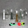 Narguilés 14mm Ash Catcher Glass Single Ashcatcher avec perc en ligne Joints de 18 mm bongs en verre à angle droit