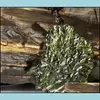 Naszyjniki wiszące i i naturalne mołdawisowe zielone aerolity kryształowy kamień wisiorek energetyka apotropaic4g-6g/ lotandowa lina unikalny naszyjnik dhbae