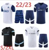 22 23 Payet Soccer Jersey Men Trainingspak 22/23 Olympique de Marseille Survetement Maillot voet korte mouw sportkleding