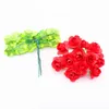 Faux Floral Greenery 1272144 Piece 15Cm Mini Lace Paper Rose Artificial Wedding Flower Decoration Garland Rose Bear Accessories Craft Flower J220906