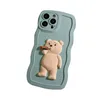 Kübik Bear 13 iPhone Case 11/12Promax Tam Paket XSmax Telefon Kılıfı Kadın X Karşıtı 7/8 Plus