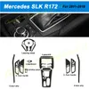 Para Mercedes SLK R172 2011-2016 Styling de carro 3D/5D Fibra de carbono Centro de interior Console de cor Decalques de adesivos de alteração de cor