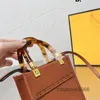 Umhängetaschen Designer Sunshine Mini Tote Handtasche Damen Handtasche Clutch Geldbörse Crobody Totes Bernstein Doppelgriff Claic Letters Silber Hardwar