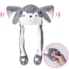 Animal Hat with Plush Moving Ears Jumping Pop Up Beating Hats Dress Up Cosplay for Kids Girls Boys6257430