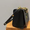 Bags Twist Lock Crossbody Evening Bag Flap Handbag Weave Chain Rivet Shoulder Bags Purse High Quality Genuine Leather Candy Multicolor Hand
