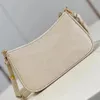 Fashion Embossed EASY POUCH ON STRAP Bag Handbag Women Messenger Handbags Chain Shoulder Crossbody Bags Wallets Water Ripples Tote Pochette Clutch Purse