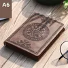 Anteckningar Portable Vintage Pattern Leather Notebook Diary Notepad Stationery Present Traveler Journal 220914