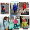 Down Coat Cute Baby Girls Jacket barn pojkar ljus s med öron hoodie vårflicka kläder spädbarn barnkläder för 220915