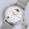 Mens Watch 316L Fine Steel Automatic Mechanical Movement Sapphire Mirror 단계 Moon 510103의 TWA 디자이너 시계