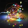 Cordes LED Christmas Garland Copper Wire String Fairy Lights 2m / 5m Decoration imperméable pour l'année / Noël S10