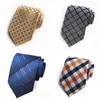 Noeuds papillon Classique Bleu Plaid Pour Hommes 8 cm Soie Repp Rayé Cravate Hommes Cravates Or Noir Gris Solide Cou Accessoires De Mariage A063