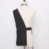 Gilets pour femmes SuperAen 2022 Poche de costume d'épaule noire ornée de manches bouffantes et d'un design de taille de chemise blanche