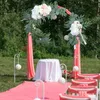 Décoration de fête Arche Fleurs pour fond de fleur de couronne de rose artificielle décor de fleur de fleur