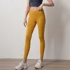 طماق النساء لا T Yoga Pants تجريب النساء اللباس الداخلي للياقة نايلون عالية الخصر السراويل الطويلة أنثى الورك دفع الجوارب النساء ملابس الصالة الرياضية 220914