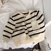 Cardigan Childrens Sweater Boy and Girls Clothes Baby Single Breaded Breaded Coated 220915