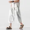 Men's Pants Causal Baggy Chinese Style Draped Harem s Traditional Wide Leg Male Calf-Length M-5XL 220914