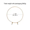 Party Decoration Backdrop Frame Round Wed Circle Arch Metal Mariage Stand Balloon Flower Stage Wedding