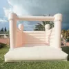 Playhouse 4x4m 13,2ft blanc PVC Bounce House Sautage Château gonflable Château gonflable Châteaux pour les événements de mariage Party