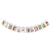 Party Decoration 1st Birthday Po Banner 1to12 Month Celebration Pograph Frame Glitter Bunting Garland Baby Shower Gift