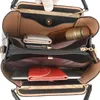 Вечерние сумки женщины мягкие кожаные сумочки роскошные дизайнер 3 слои плечо кроссбами, дамы с большими возможностями, бренд, бренд, мессенджер