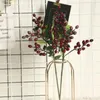 Decoratieve Bloemen Kunstmatige Bes Olijf Fruit Tak Tuindecoratie Bloemaccessoires Levende Plant Planten Arrangement Diy Kamer Nep