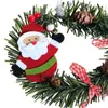 Christmas Decorations Mini Wreath Wall Door Hanging Ornament Garland Xmas Party Flower Ring Celebration A 220914