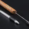 Paslanmaz Çelik Puro İğnesi Sigara içme şekli şekli Sigar Punch Cutter Taşınabilir Metal Puro Punch Seyahat Duman Aracı Aksesuarları Duman Mağazaları Malzemeleri