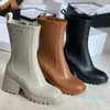 Женщины Betty Boots Tall Rain Boot Welly обувь высокие каблуки ПВХ резиновая пилочная платформа с черной водонепроницаемой на открытом воздухе 2022