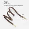 Echt lederen tas vervangende ketting schouderriem cameratas diy mode schouderriem accessoires verstelbare lengte beroemde cr261Q