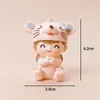 Fournitures de fête Dessin animé Mignon Souris Zodiac Gâteau Pour La Journée Des Enfants Garçon Anniversaire Jouet Décor Coloré Résine Ballon Pinwheel Cupcake Cuisson