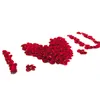 100 pezzi/pacchetto 5x5 cm Fiori artificiali Red Rose Flower Decorazione di decorazioni moquette Matering Petalos