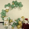 Decorazione per feste, matrimonio, metallo, arco tondo, compleanno, sfondo, palloncino dorato, cerchio, staffa ad arco