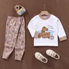 Zestawy odzieży Styl Baby 024m Boy Girl Ubrania Ustawa Born niemowlę jesień Spring Outfits Christmas Tops Spodnie Casual 220915