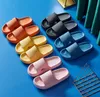 VIP Women Thick Platform Bath & Toilet Supplies Slippers Summer Beach Eva Soft Sole Slide Sandals Leisure Men Ladies Indoor Bathroom Anti-slip Shoes