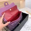 CC Omuz Çantası Tasarımcı Kadınlar İçin Çanta Kadınlar Zincir Under Emfil Çanta Izgara Desen Crossbody Çantalar Zincir Lady Purse 220708/220902