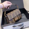 Kvällspåsar av högsta kvalitet lyxiga designer väskor kvinnor handväskor mode tygväska crossbody ryggsäckar vintage england stil