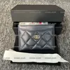 luxury card holder purses Designer channel wallets new Fashion caviar lambskin Leather Womens men coin purse mens wallet Key Ring cardholder wristlet key pouch