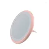 Compact Mirrors Tool Mini Portable LED Makeup Round Shape Mirror USB Wasgeble Folding Ring Stand Hand Cosmetic 1st