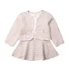 Zestawy odzieży 2PCS Autumn Winter Spring Party Party Baby Girl