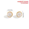 Stud Earrings Arrival Classic Elegant Natural Freshwater Pearl Gold Wedding For Women Fashion OL Trendy Jewelry