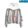 Mens Tracksuits Quality Kpop Hoodies Sweatshirt Offshoulder Women Teenage Charlie Damelio Merch Juice Print Pullover Sexiga toppar Kvinnor Sweats