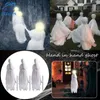 Party Decoration Sound Activated Light-Up Witches Halloween Outdoor Large Light-Up Witche Scary Ghost Holding Hands with Stakes Horror Decor Prop 220915