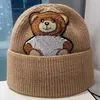 Designer Beanies Modestrick Strick Hüte Charakter Kappe für Mann Frau Winter Beanie 6 Farben